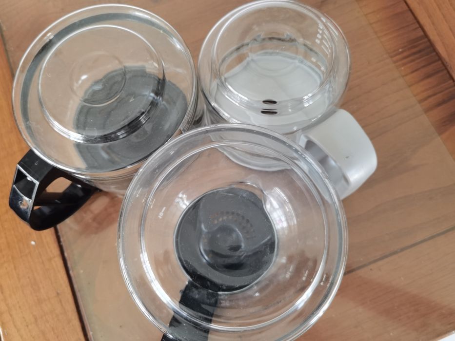 Jarro / Bul de  máquina de café elétrica de saco e filtros.