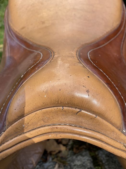 Siodło PLESZEW skórzane