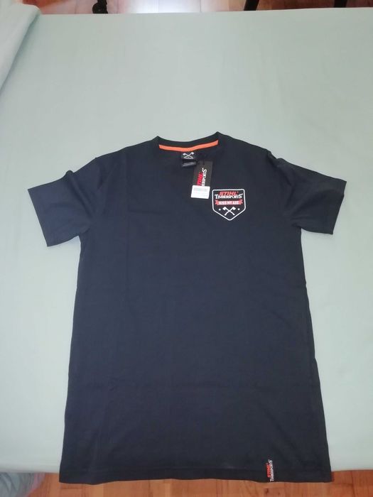 T-Shirt Stihl Timbersports Kiss My Axe Nova Com Etiqueta Tam. S