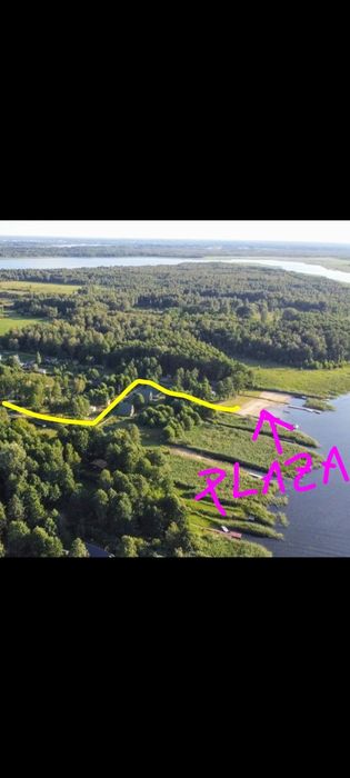 Działka Budowlana Mazury  Sprzedam  Zamienię  Jezioro Roś w Pilchy