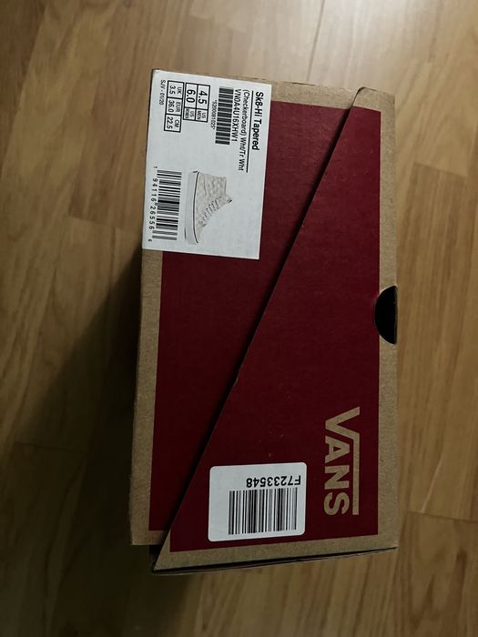 Tenis bota  checkerboard VANS