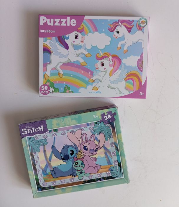 Puzzle jednorożce stitch 3+