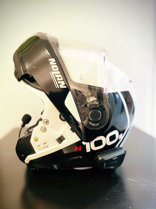 Capacete NOLAN N100-5 PLUS Consistency (M) + Intercom CARDO Spirit HD