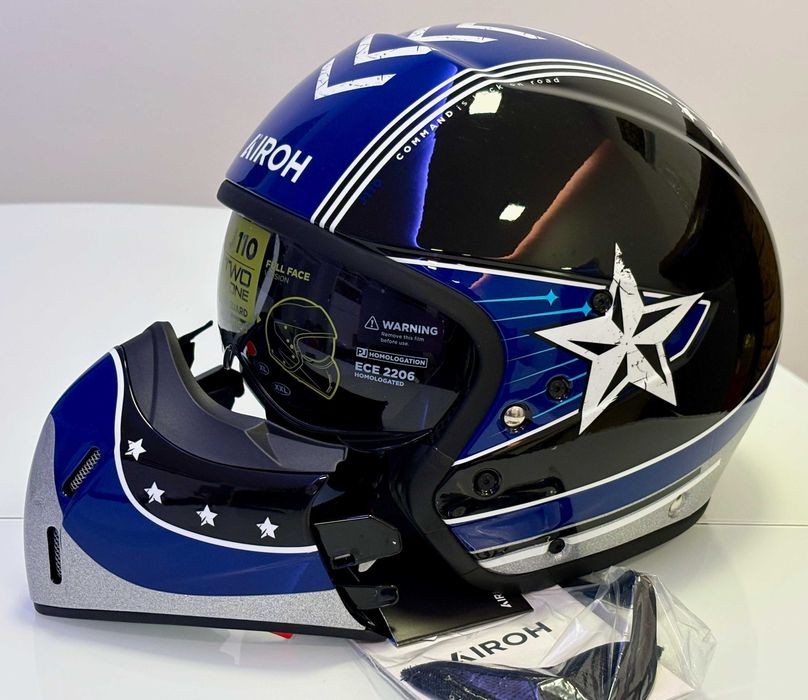 Capacete NOVO Airoh J110 Command 2 in 1 (35% Desconto) Tam XS-S-L-XXL