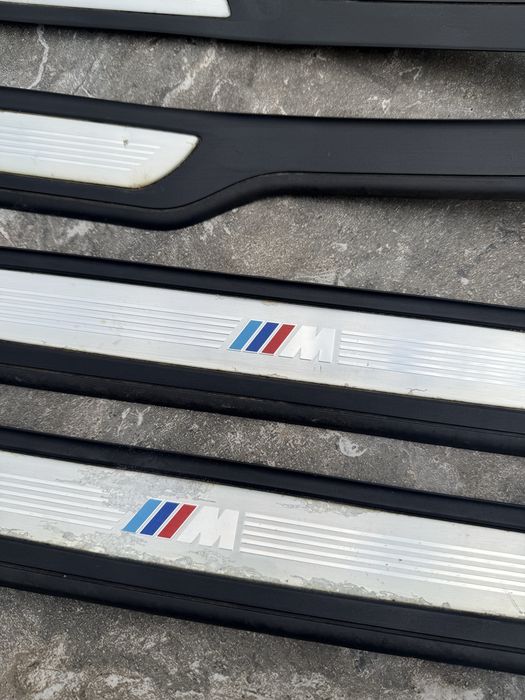 BMW E90 E91 М накладки на пороги салону м пакет е90 е91 Порожки Салона накладка на поріг М