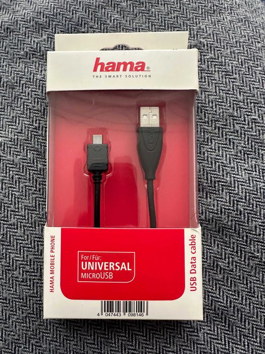 Kabel USB MICRO USB HAMA  1 metr