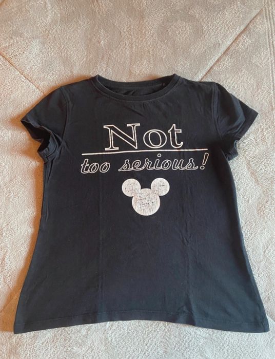 T-shirt preta disney