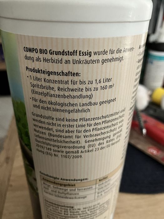 COMPO BIO środek na chwasty 1 l – naturalny koncentrat premium