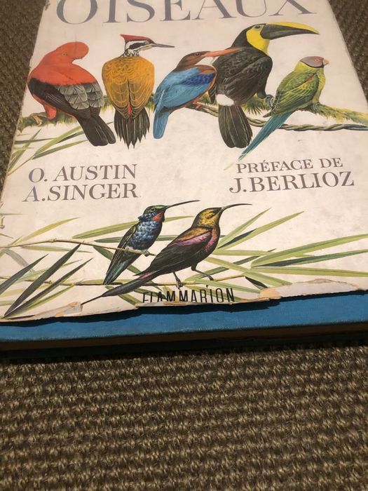 Livro anos edição anos 60 de pássaros