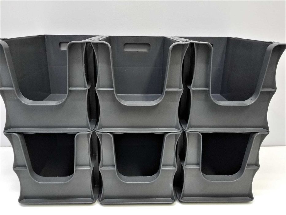 Pojemnik Kuweta Skrzynka Kosz Magazyn Warsztat Garaż Regał Plastikowy.