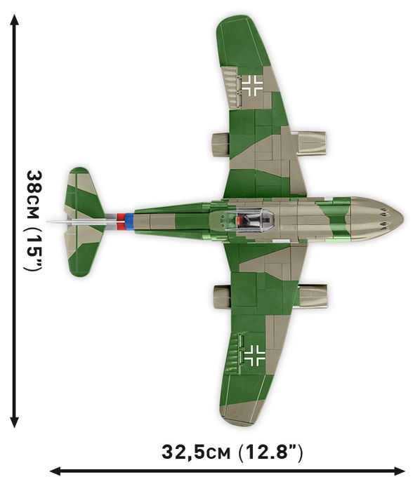 Samolot Messerschmitt Me 262A 1A klocki COBI 5721