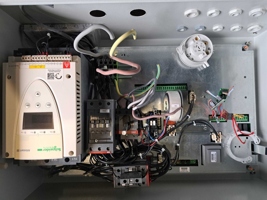 Szafa sterownicza wentylacji, odciągów