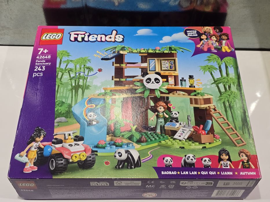 Конструктор LEGO Friends Догляд за тваринами в заповіднику панд 42648