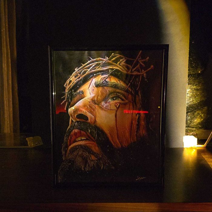 Quadro Jesus Cristo - feito á mão
