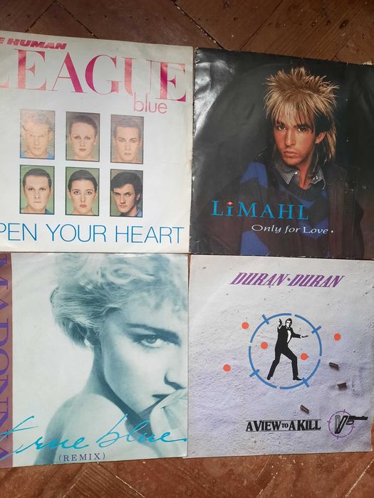 Vendo singles em vinil, de colecção