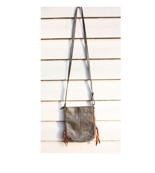 Torebka boho skóra naturalna