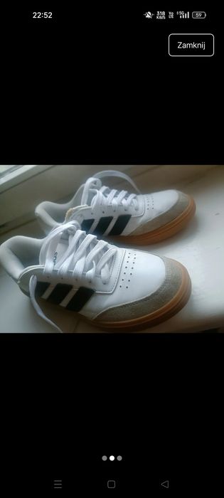 Sneakersy adidasy damskie courtblock 37/⅓