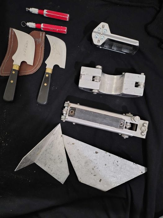 Akcesoria do cięcia i montażu  wykładzin  PCV i Linoleum - Zestaw