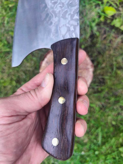 Ніж Satori Sakuri топор / Ніж Серб / Кований кухоний тесак