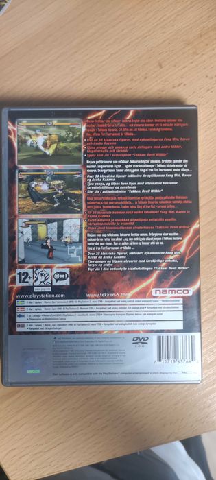 Tekken 5 PS2 PlayStation 2 skandynawska okladka gra angielski komplet