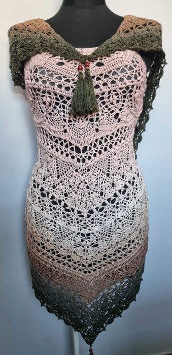 Chusta szydełkowa - rękodzieło