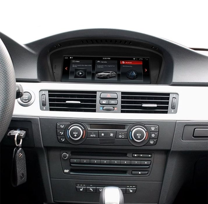Ecrã Android 14.0 Car DVD player multimédia de rádio para BMW (NOVOS)