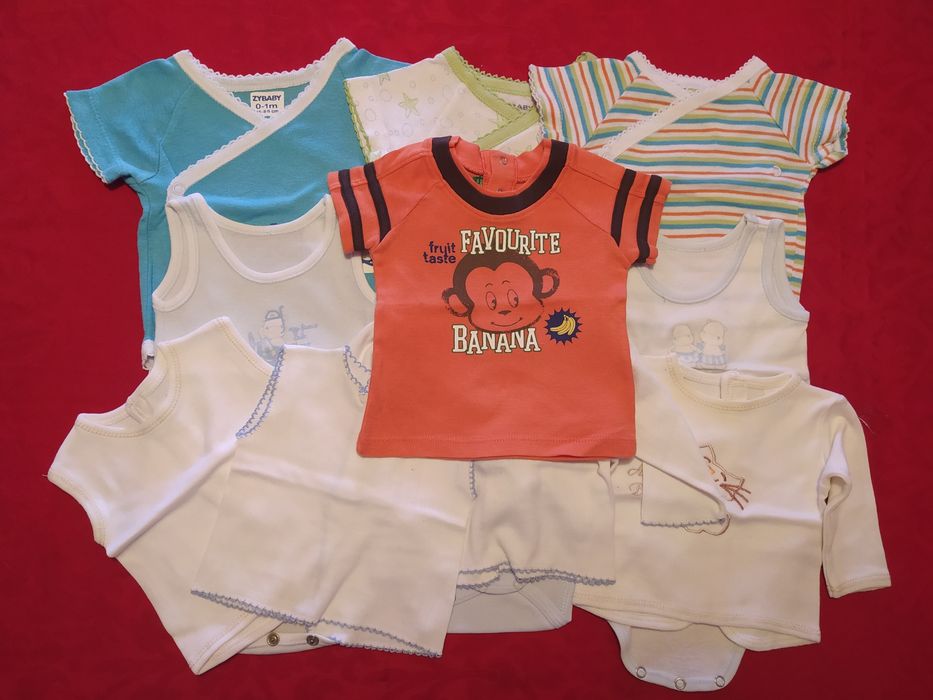 Lote 11 Peças. Chicco e Outras. 0 a 1 Mês