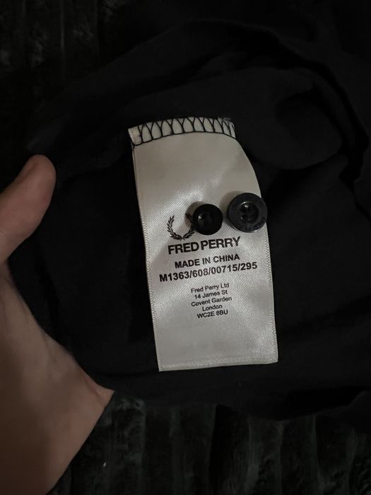 кофта fred perry