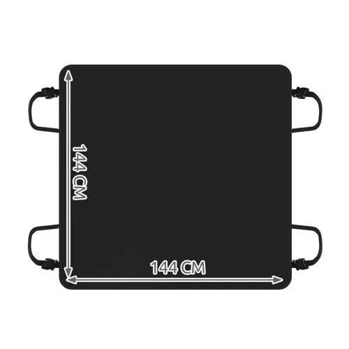 Pokrowiec do samochodu mata dla psa 144x144 cm Purlov