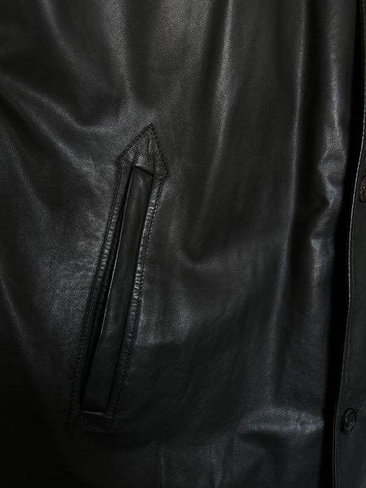 Подовжений шкіряний піджак Bugatti