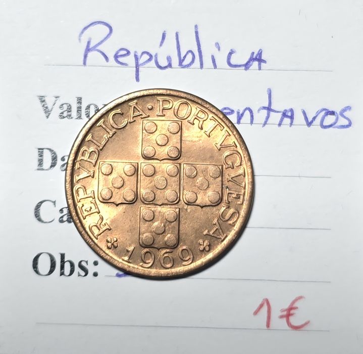 XX centavos 1969 soberba