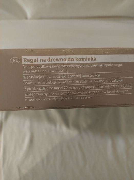 Regał do kominka LivarnoHome