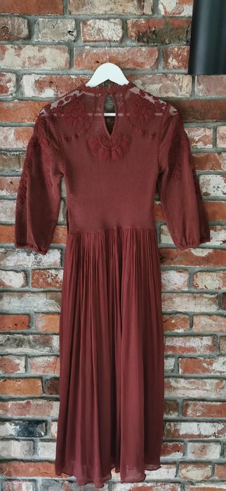 Zara Sukienka Damska Boho S