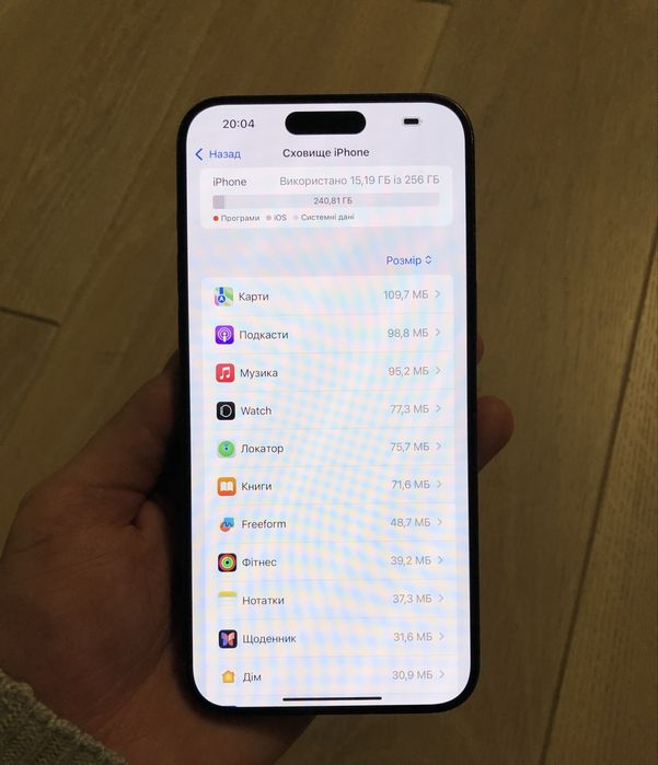 Продам Iphone 15 Pro Max, 256gb Blue