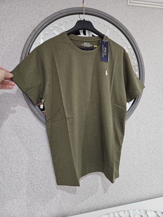 Koszulka męska t-shirt Ralph Lauren rozmiar L kolor khaki nowy