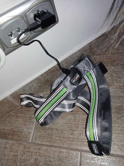 Wyprzedaż! Nowe szelki LED dla psa Ładowane na USB.