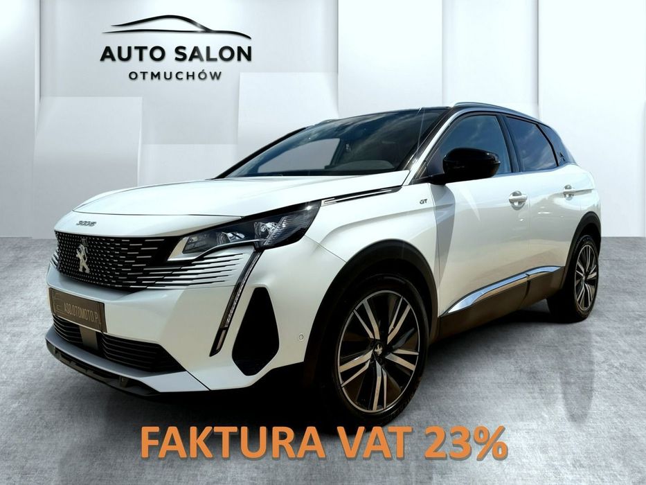 Peugeot 3008 GT kamery skóra MASAZE nawi FUL LED el.klapa blis acc sam parkuje MAX