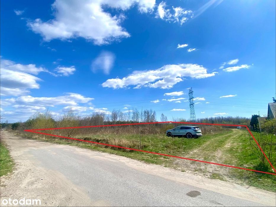 Las • Zieleń • Spokój • Cisza – działka na granicy miasta 9645m² Radom