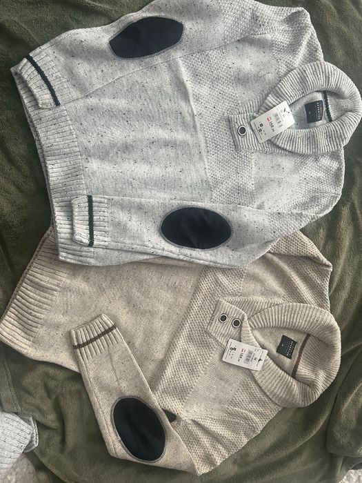 Sweter meski Reserved M 2szt.Wady plamy od łat.Posiadam od s do xxl