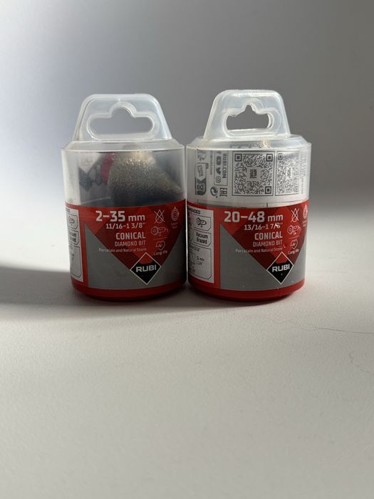 Rubi komplet rozwiertak diamentowy stozkowy 2-35 i 20-48mm