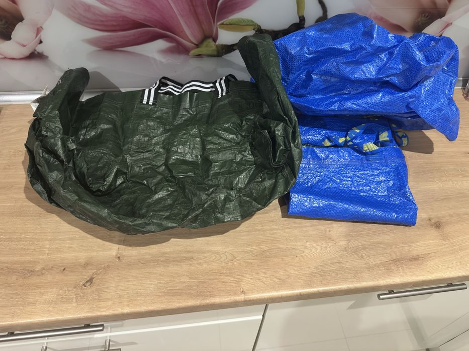 4 torby Ikea 3 średnie 1 duży