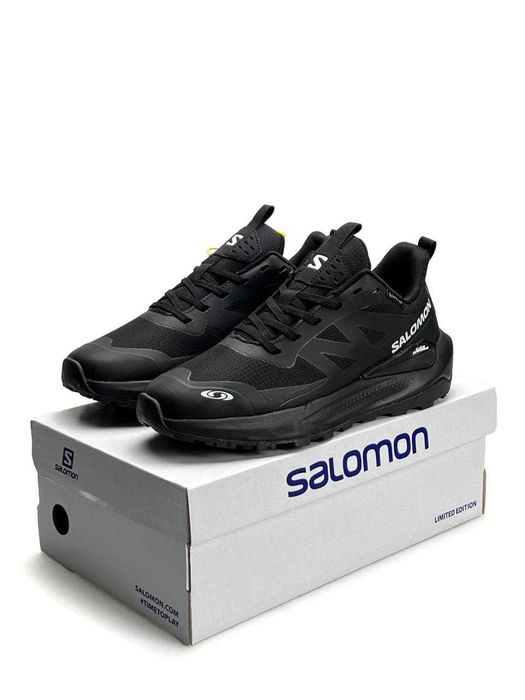 Кросівки Salomon Elixir Activ GTX Black White 41- 46  Gore-Tex, термо