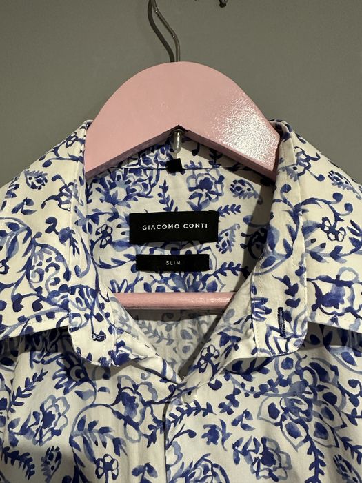 Męska koszula we wzorki Giacomo Conti