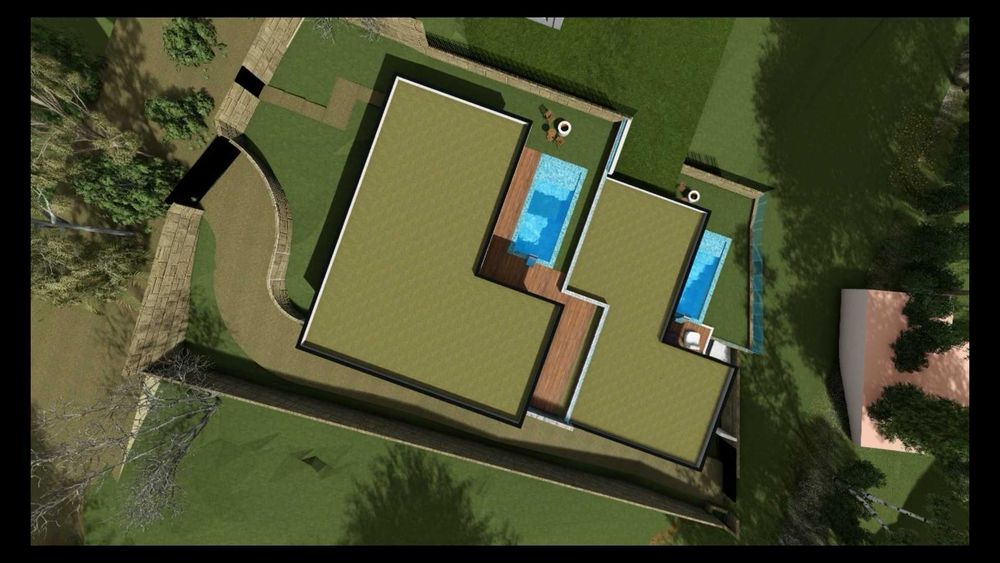 Casa de luxo com piscina