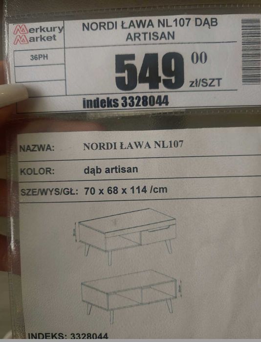 Stolik kawowy.