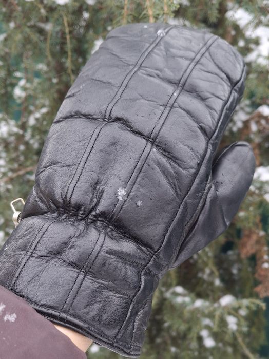 Шкіряні рукавиці,дуже теплі,на підкладці,натуральна шкіра