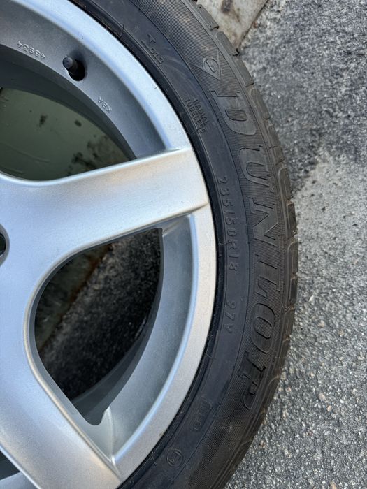 Dunlop SP Sport 235/50R18 5,5-6мм диски Rondell  R18 0029