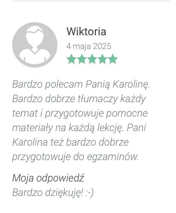 Matematyka SKUTECZNIE - zajęcia z nauczycielką technikum