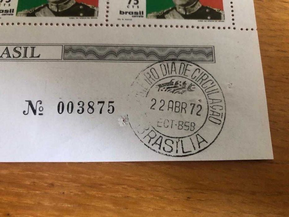 15 Selos da Visita do Presidente Américo Tomaz ao Brasil