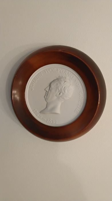 Medalion miśnia biskwit Goethe